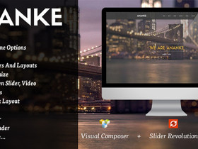 Ananke 单页视差 WordPress主题