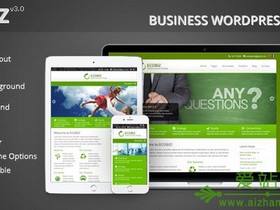 干净优雅的wordpress企业主题ECOBIZ