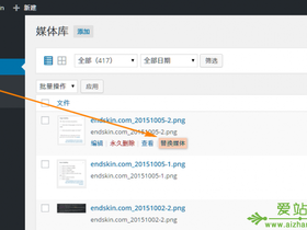 WordPress 轻松的替换多媒体文件
